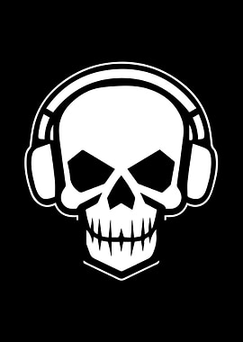 Skull Stencil Design