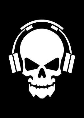 Skull Stencil Design