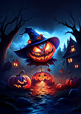 Halloween Witch Pumpkins