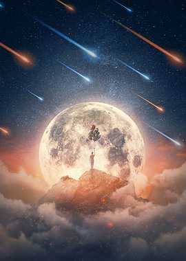 on a date with the moon