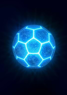 Neon Soccer Ball