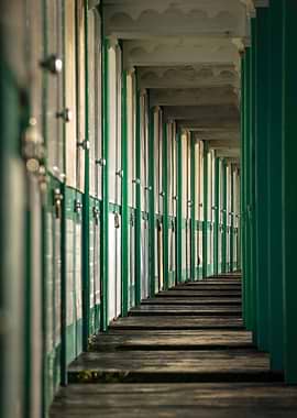 Beach hut doors