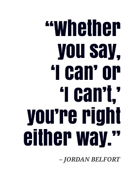 Jordan Belfort quote