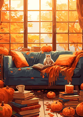 Cozy Bookworm Corner