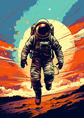 Astronaut Pop Art