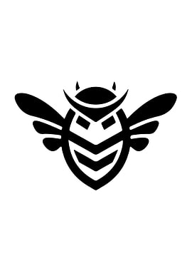 Bee Stencil Design