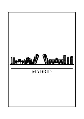 Madrid Skyline