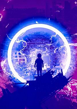 Boy and Glowing Ring