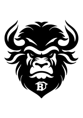 Buffalo Stencil Design