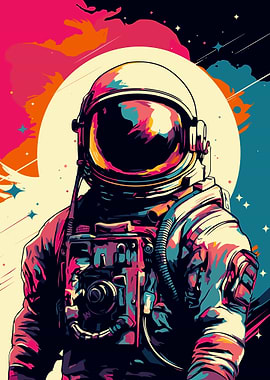 Astronaut Pop Art