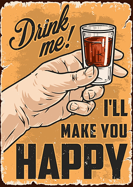 Alcohol Shot MakeYou Happy