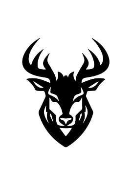Elk Stencil Design