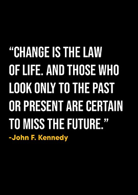 John F Kennedy Quote