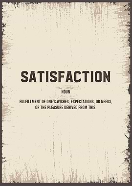 satisfaction