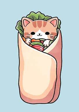 Purrito Cat Burrito
