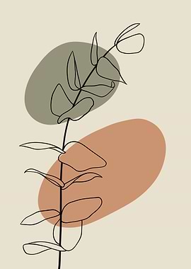 Eucalyptus Line art
