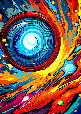 Colorful Solar System