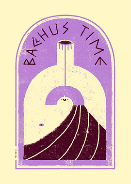 Greek god celebrating wine