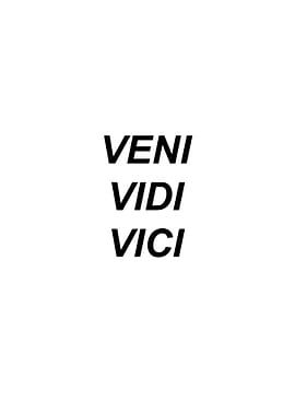 veni vidi vici