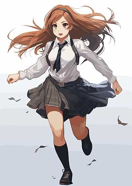 Anime School Girl
