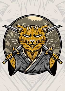 Samurai Cat