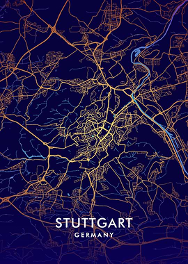 Stuttgart Map