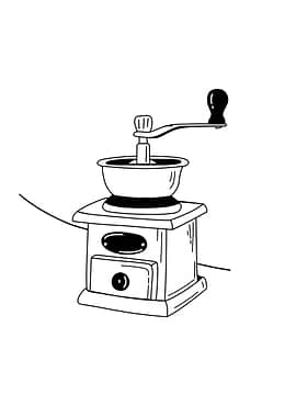 Coffee minimalist art