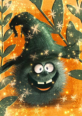 ball halloween witch