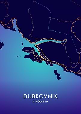Dubrovnik Map