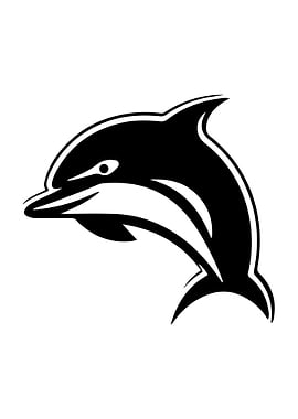 Dolphin Stencil Design