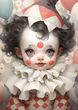 Cute Baby Clown