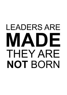 leaders are made