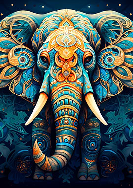 Mandala Elephant 03