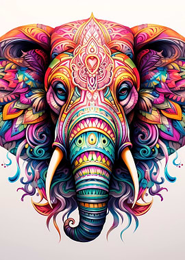 Mandala Elephant 04