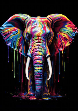 Rainbow Elephant