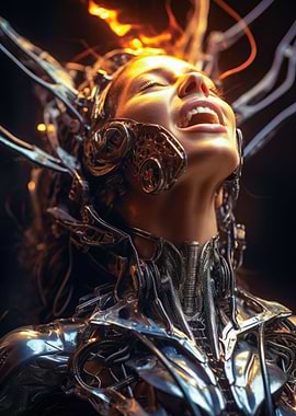 Passionate Cyborg Woman 01