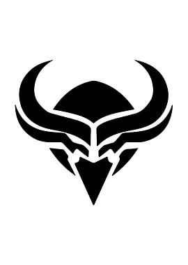 Bull Stencil Design