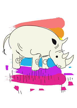 Cute Rhino