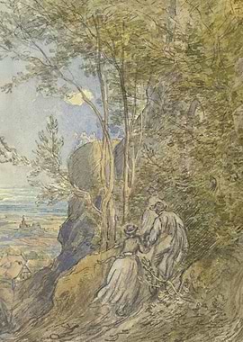 Climb to a castle ruin