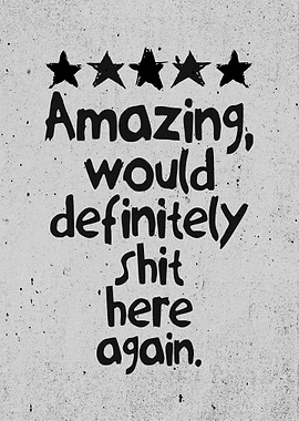 Funny Bathroom Reviews