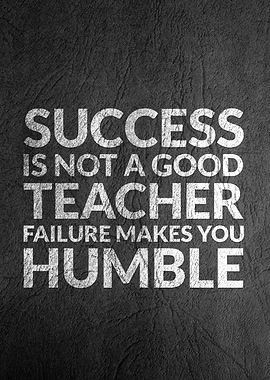 Humble Motivation Text Art