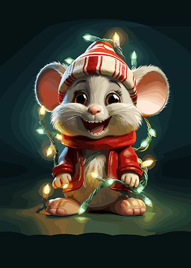 santa in Christmas tree