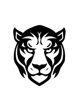 Tiger Stencil Design
