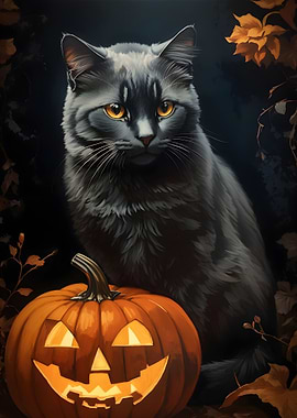 Halloween Black Cat