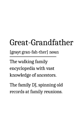 Great Grandfather