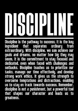 Discipline