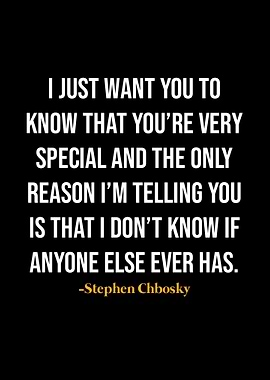 Stephen Chbosky Quote