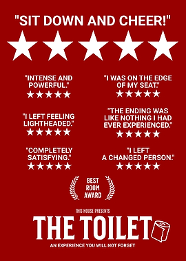 FUNNY TOILET RED THEATRE