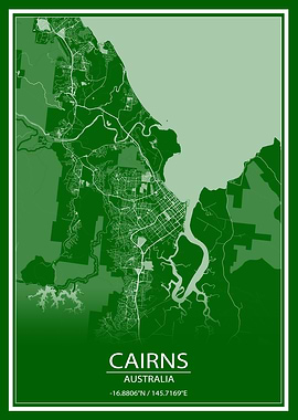 Cairns Australia Green Map