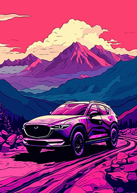 Car Retro Synthwave